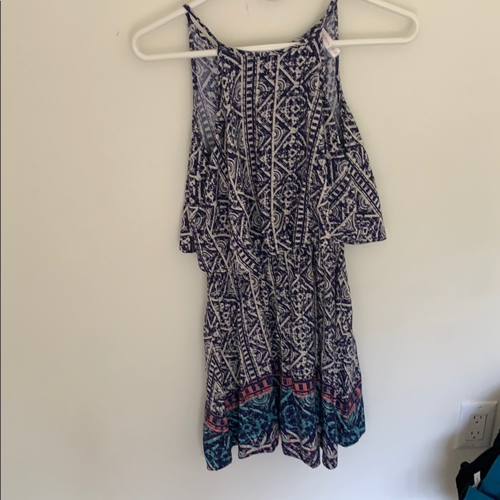 blue dress